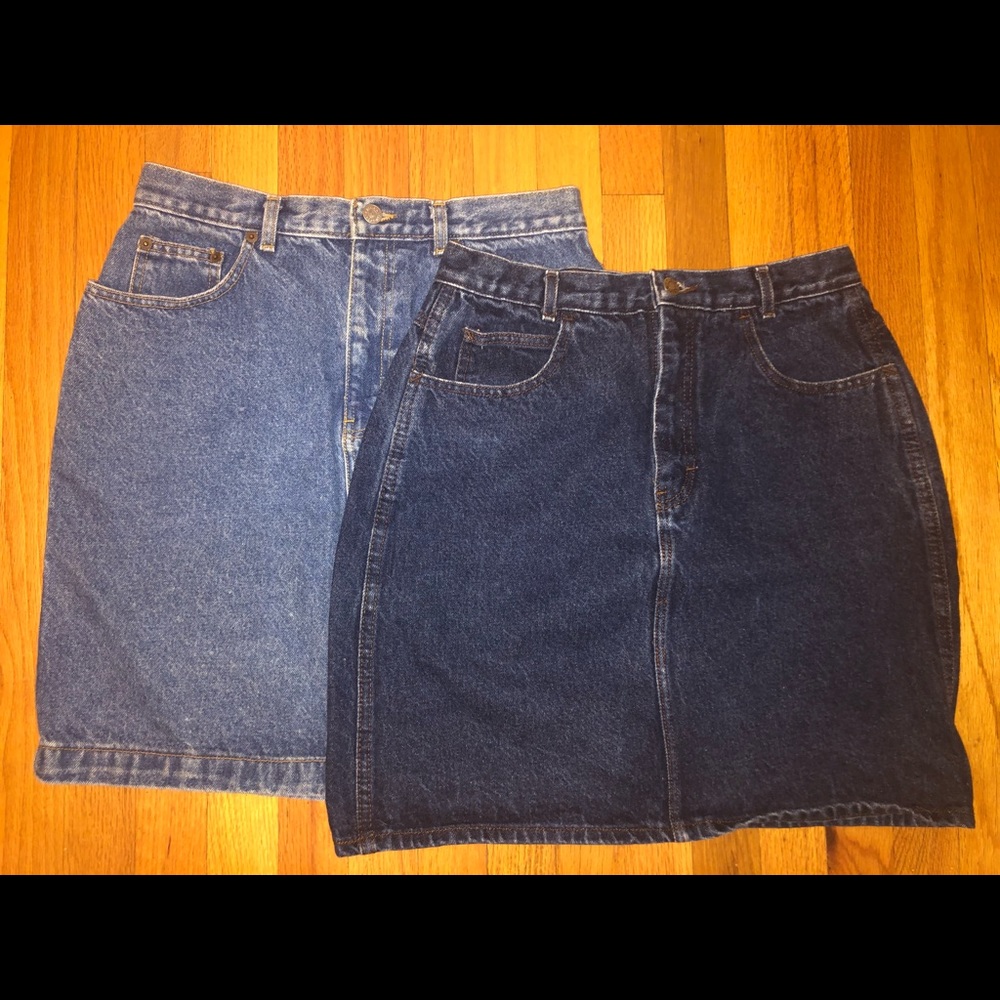 Vintage Calvin Klein denim skirt